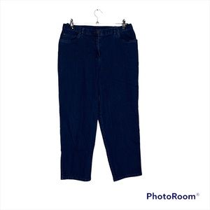 Ruby Rd Womens Semi-Elastic with Belt Loop Denim Jeans 12P